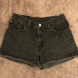 Vintage Levi’s denim high rise shorts